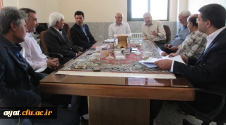 جلسه کاروزی با حضور مدیریت محترم آموزش وپرورش واساتید راهنما