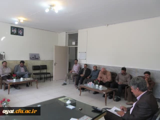 اولین جلسه آموزشی وفرهنگی در سال تحصیلی 95-94