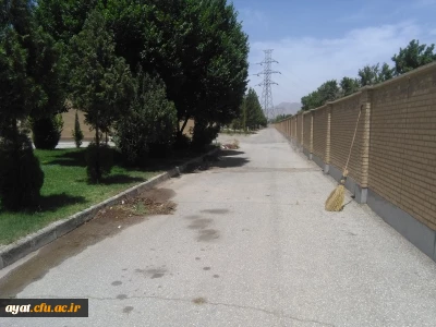 نظافت عمومی محوطه مرکز