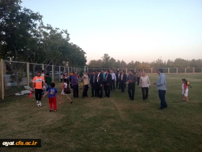 حضور ریاست تربیت بدنی ، مدال آوران جهانی و ملی و روسای هیت های ورزشی شهرستان نجف آباد در مرکز شهید آیت نجف آباد