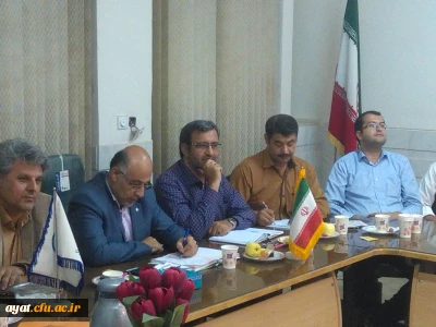 جلسه نمایندگان سراهای دانشجویی با ریاست محترم مرکز ،حراست محترم وسرپرستان شبانه روزی