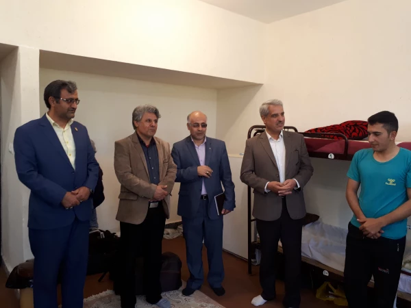 بازدید مدیر کل محترم اموررفاهی وخدمات دانشجویی وهمراهان از مرکز شهید ایت نجف آباد
