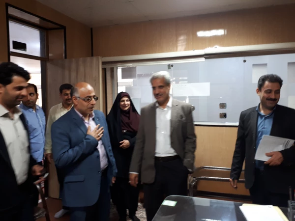 بازدید مدیر کل محترم اموررفاهی وخدمات دانشجویی وهمراهان از مرکز شهید ایت نجف آباد