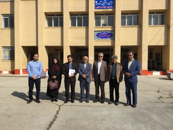 بازدید مدیر کل محترم اموررفاهی وخدمات دانشجویی وهمراهان از مرکز شهید ایت نجف آباد