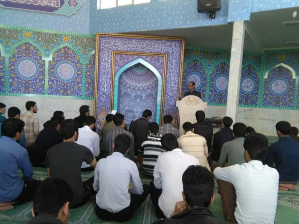 سخنرانی اساتید در بین الصلاتین