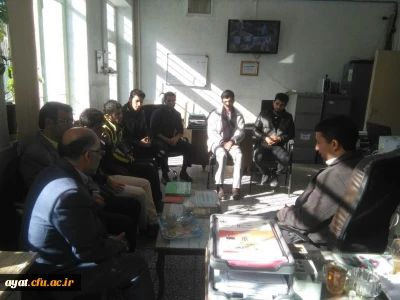 بازدید از مدارس کاروزی توسط ریاست وحراست مرکز شهید آیت نجف آباد