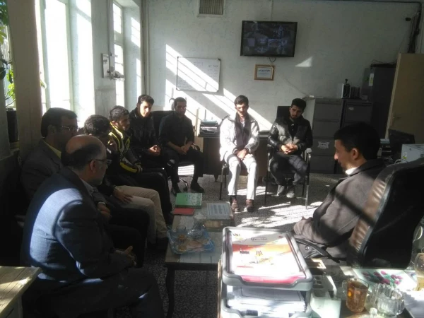 بازدید از مدارس کاروزی توسط ریاست وحراست مرکز شهید آیت نجف آباد