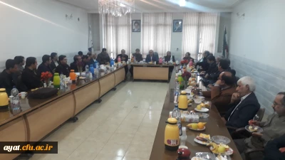 جلسه شورای اساتید مرکز شهید آیت نجف آباد