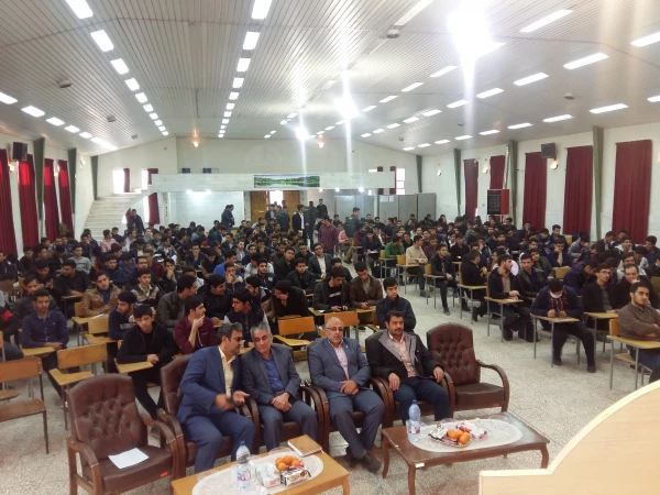 برگزاری جلسه توجیهی حراست دانشگاه فرهنگیان و گزینش آموزش و پرورش با کلیه دانشجویان ورودی 1397 مرکز شهید آیت نجف آباد