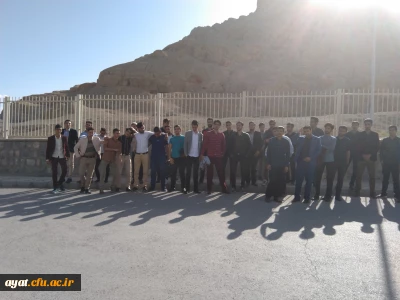 بازدید دانشجویان مرکز شهید آیت نجف آباد از آتشکده ماربین