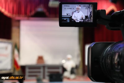 دیدار حجت الاسلام و المسلمین قرائتی با دانشجو معلمان