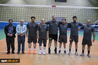 افتتاحیه مسابقات والیبال جام شهید دکتر آیت