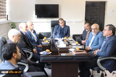 دیدار روسای سابق و حال حاظر مرکز شهید آیت نجف آباد با جناب آقای دکتر علی اکبر کجباف 