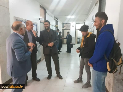 بازدید میدانی از مرکز توسط جناب دکتر زینلی و جناب دکتر برقعی و جناب دکتر صانعی 