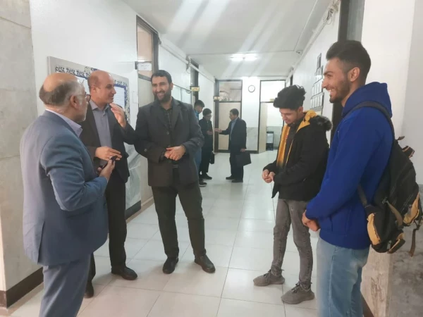 بازدید میدانی از مرکز توسط جناب دکتر زینلی و جناب دکتر برقعی و جناب دکتر صانعی  2