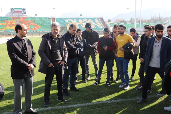 بازدید تخصصی  از ورزشگاه فولادشهر تیم لیگ برتری ذوب آهن  6