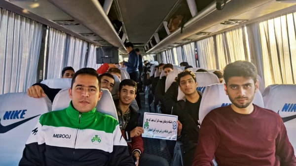 حمایت دانشجومعلمان دانشگاه فرهنگیان شهید دکتر آیت نجف آباد از نماینده ایران در رقابت های لیگ بسکتبال غرب آسیا 2022 4