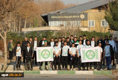 حمایت دانشجومعلمان دانشگاه فرهنگیان شهید دکتر آیت نجف آباد از نماینده ایران در رقابت های لیگ بسکتبال غرب آسیا 2022