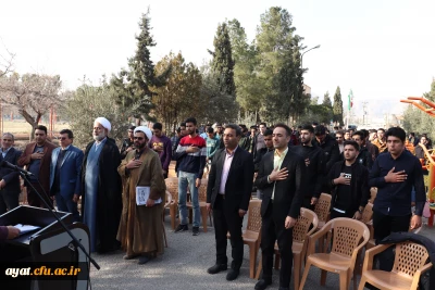 روز درختکاری با محوریت گرامیداشت یاد و نام شهدای مرکز شهید آیت نجف آباد