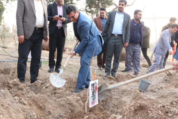 روز درختکاری با محوریت گرامیداشت یاد و نام شهدای مرکز شهید آیت نجف آباد 15