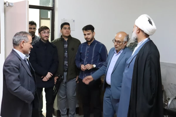 بازدید میدانی جناب اقای دکتر خدایار مختاری مسئول محترم منابع انسانی و امور عمومی  2