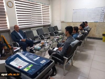 دیداری صمیمانه ریاست جدید دانشگاه با بسیج دانشجویی