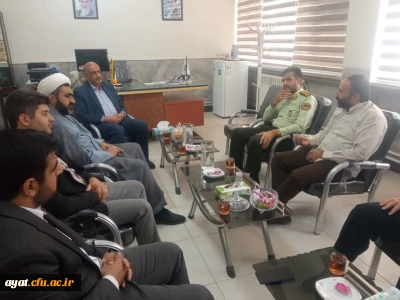 نشست صمیمانه ی ریاست دانشگاه فرهنگیان شهید آیت نجف آباد با فرمانده نیروی انتظامی شهرستان نجف آباد