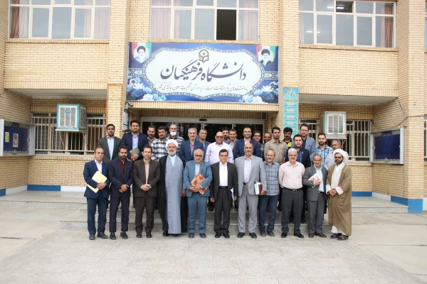 مراسم تودیع و معارفه ریاست دانشگاه فرهنگیان مرکز آموزش عالی شهید آیت نجف آباد 6