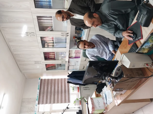 بازدید نماینده سازمان مرکزی از سنجش فعالیت های فرهنگی مرکز 3