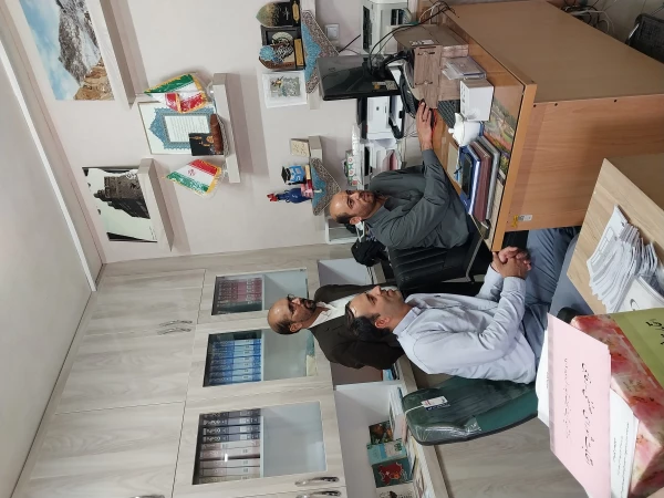 بازدید نماینده سازمان مرکزی از سنجش فعالیت های فرهنگی مرکز 4