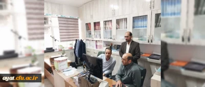 بازدید دکتر واشانی ناظر کشوری طرح سنجش عملکرد فرهنگی به همراه دکتر محسنی مسئول امور فرهنگی استان اصفهان 