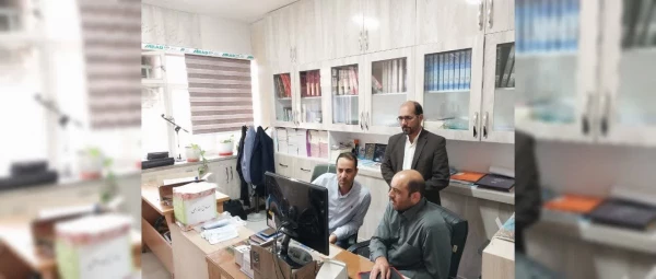 بازدید نماینده سازمان مرکزی از سنجش فعالیت های فرهنگی مرکز 5