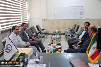 دیدار شهردار منطقه 5 نجف آباد ( امیرآباد) جناب آقای مهندس آخوندی و ریاست محترم مرکز جناب آقای دکتر کلانی 