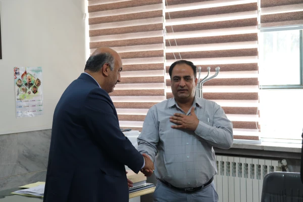 دیدار شهردار منطقه 5 نجف آباد ( امیرآباد) جناب آقای دکتر آخوندی و ریاست محترم مرکز جناب آقای دکتر کلانی  8