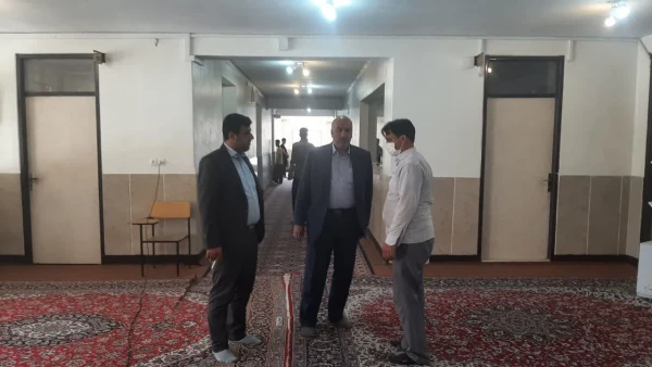 بازدید میدانی ریاست محترم مرکز جناب آقای دکتر کلانی و حراست محترم مرکز جناب آقای حسین خانی از خوابگاه ها 6