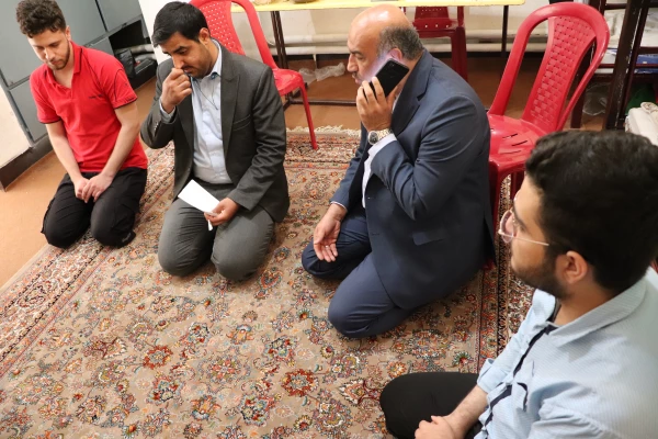 بازدید میدانی ریاست محترم مرکز جناب آقای دکتر کلانی و حراست محترم مرکز جناب آقای حسین خانی از خوابگاه ها 2