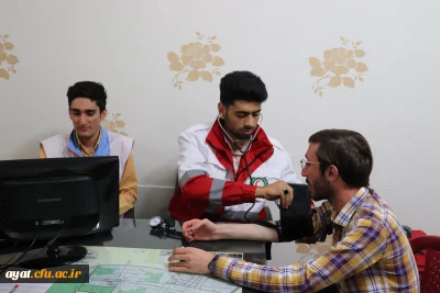 ایستگاه سلامت خردادماه دانشگاه فرهنگیان آیت