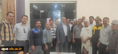 تقدیر از نیرو های خدمات و شرکتی و آشپزخانه و نگهبان