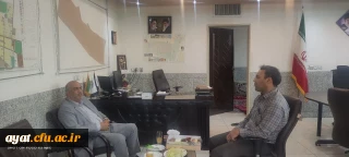 دیدار دکتر کلانی ریاست محترم مرکز با شهردار امین آباد به مناسبت روز شهردار 