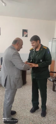 دیدار ریاست دانشگاه فرهنگیان شهید آیت با فرمانده ناحیه سپاه شهرستان نجف آباد 3