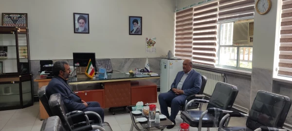 جلسه ریاست محترم دانشگاه و ریاست محترم آموزش و پرورش شهرستان پیرامون مرکز حکیم سنایی 3