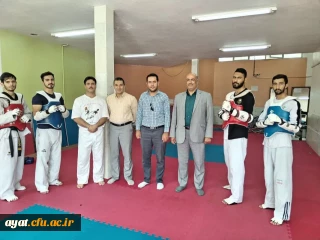 افتتاح سالن رزمی مرکز