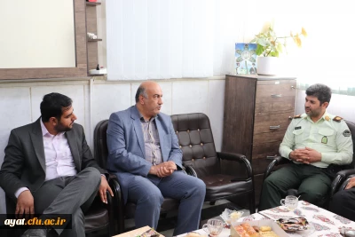 دیدار ریاست محترم مرکز و حراست مرکز با ریاست کلانتری منطقه امیرآباد