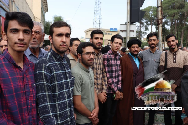 نماز جمعه همراه با راهپیمایی حمایت از مردم مظلوم غزه  5