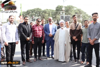 نماز جمعه همراه با راهپیمایی حمایت از مردم مظلوم غزه 