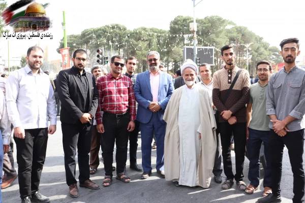 نماز جمعه همراه با راهپیمایی حمایت از مردم مظلوم غزه  13