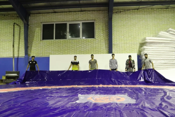 نصب و انباکس کردن تشک های کشتی  5