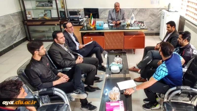 برگزاری جلسه اعضای انجمن ورزشی با مسئولین مرکز 