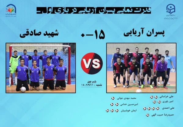 لیگ فوتسال دانشگاه فرهنگیان مرکز شهید دکتر آیت نجف آباد  14