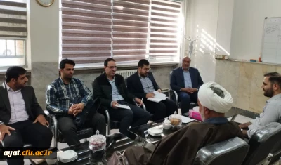 جلسه شورای اقامه نماز مرکز شهید آیت نجف آباد و برپایی نماز جماعت با حضور حجت الاسلام و المسلمین حمزه